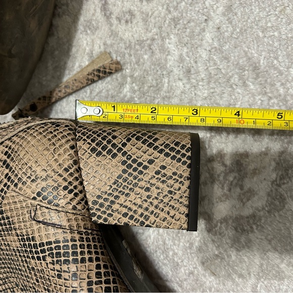 Free People Newcastle Tall Snakeskin Boot - Picture 4 of 10